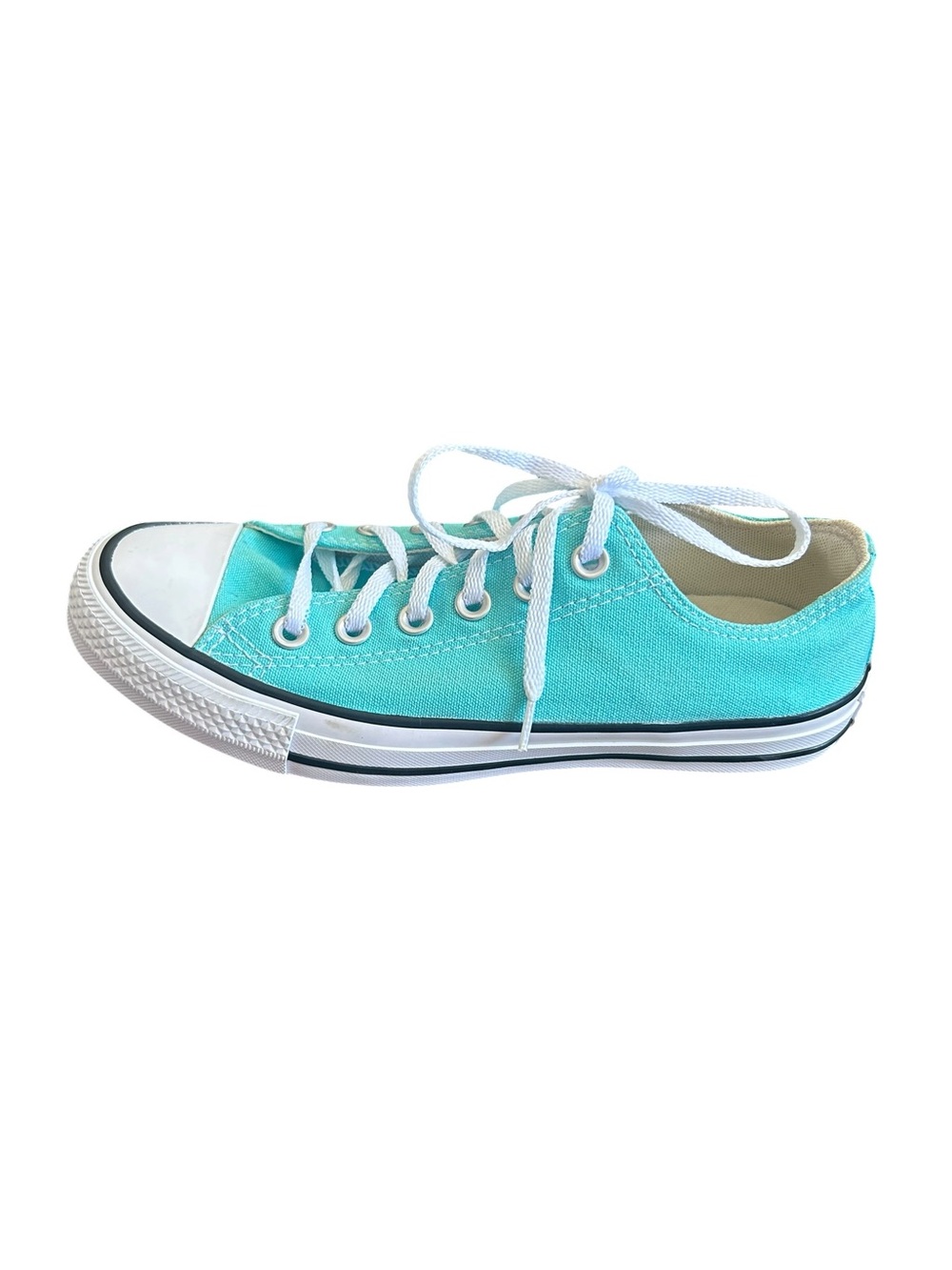 Converse Mint Green Low Top Sneaker Size Women 7.5 Men 5.5 - Picture 4 of 11